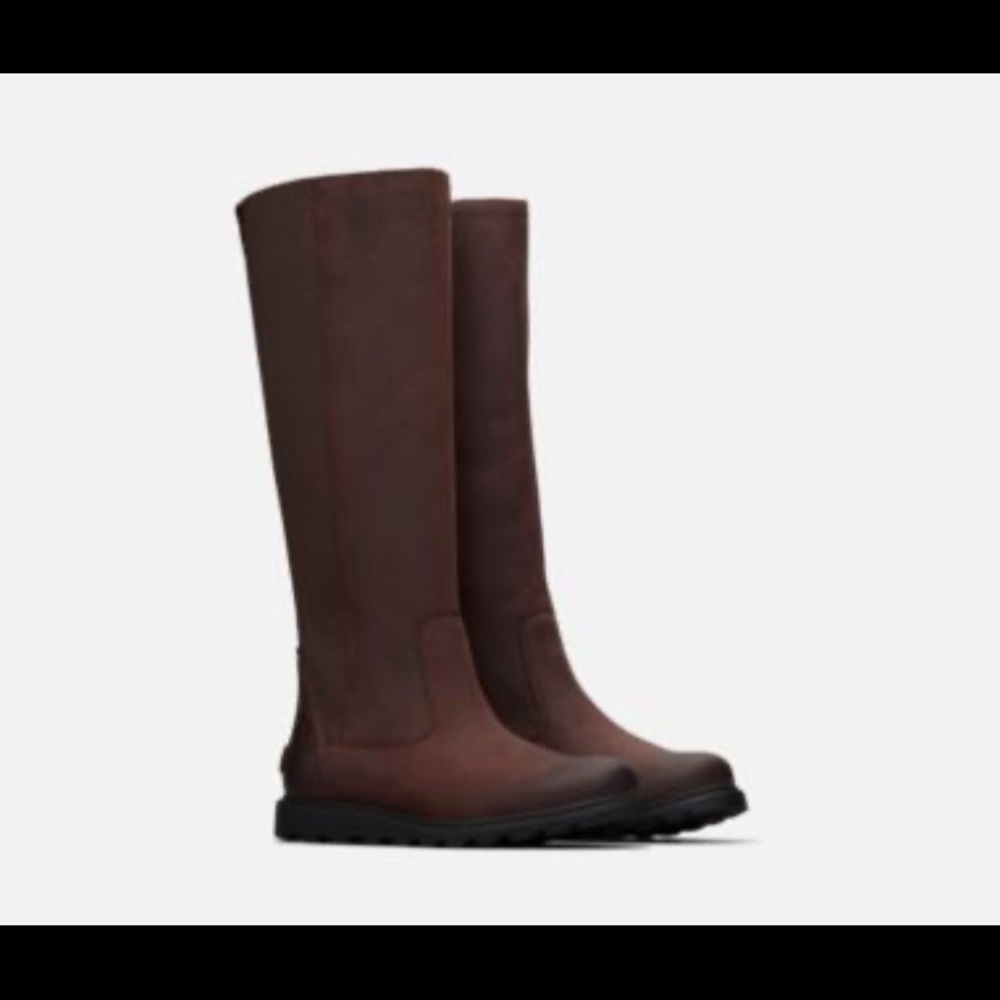 Sorel Ainsley Tall Boots Cattail Brown